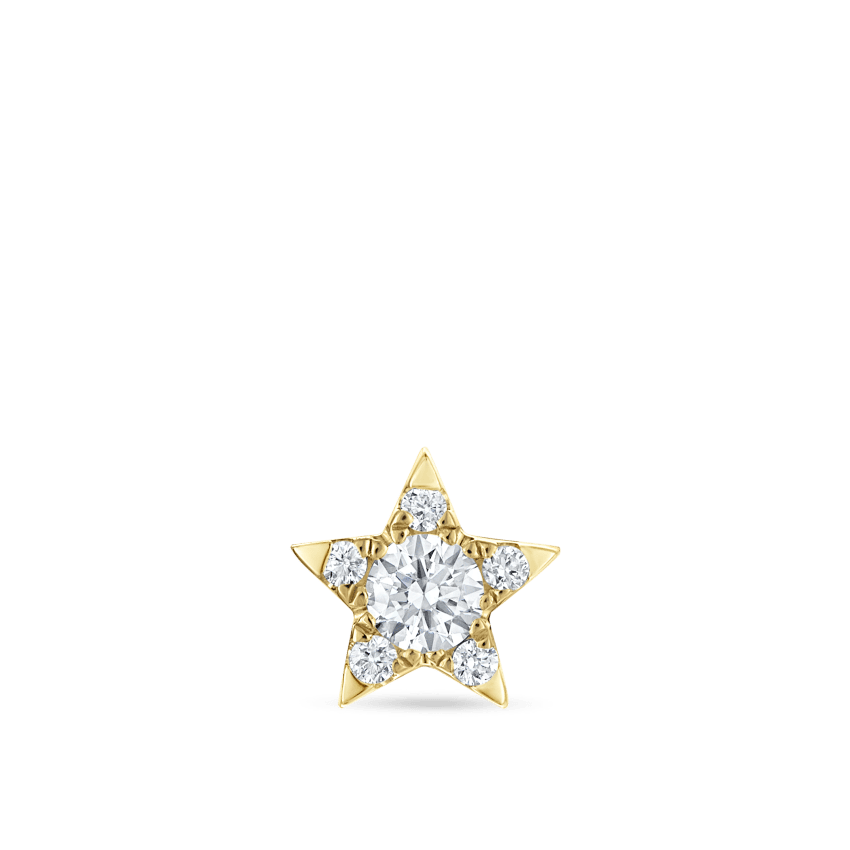 Diamond Star Stud Earring